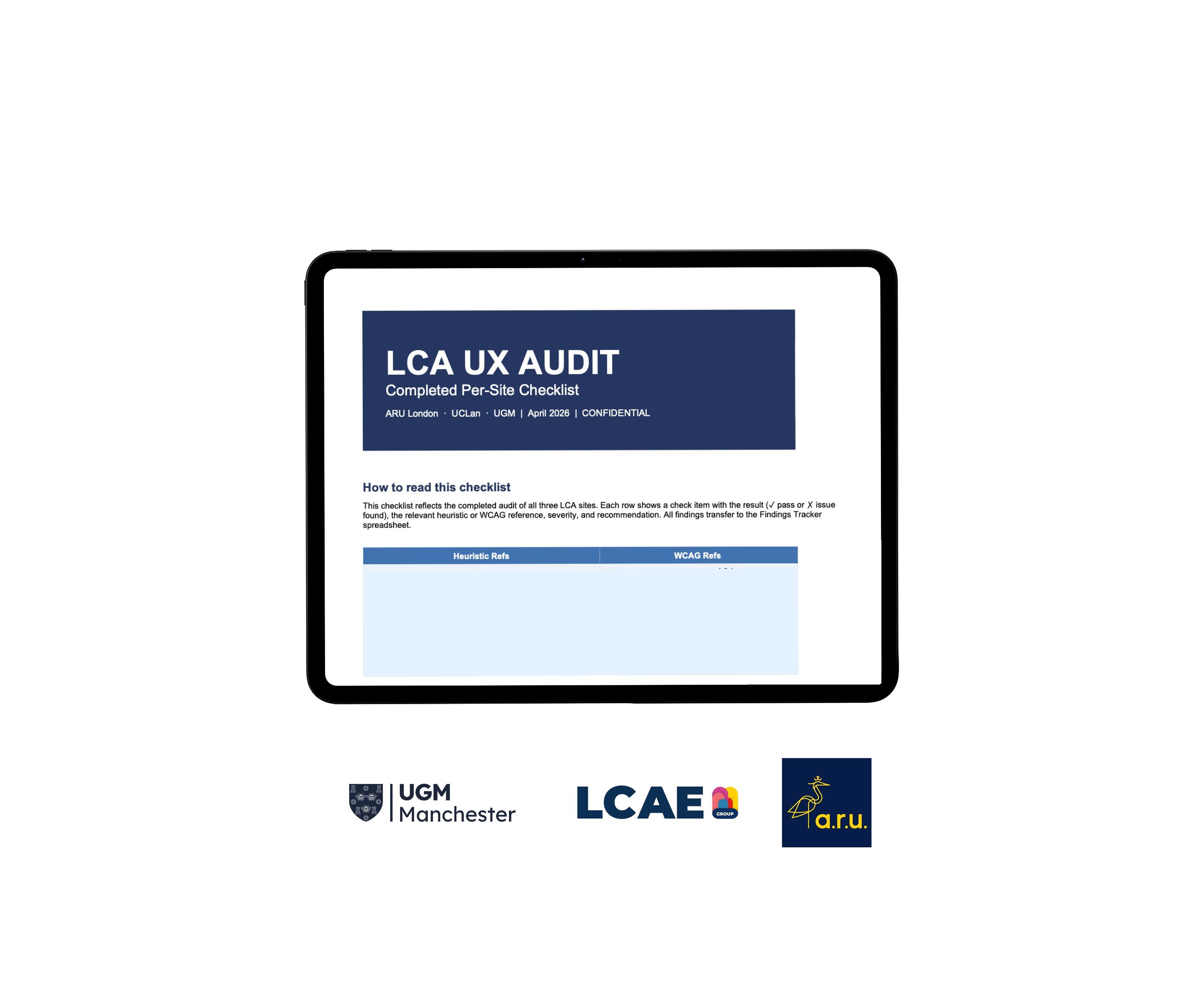 LCA UX Audit